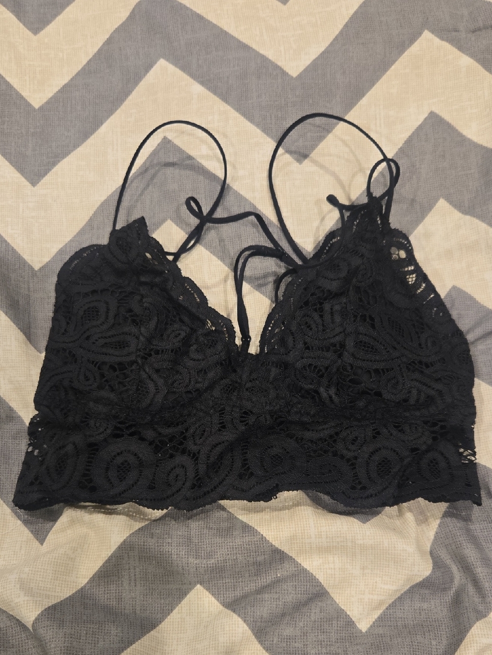 PINK Victoria's Secret Black Lace Bralette
